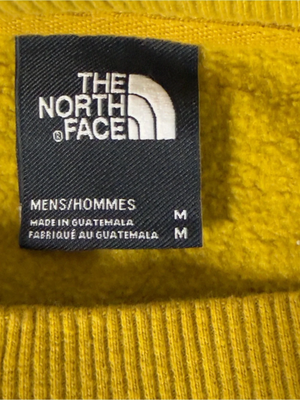 The North Face Never Stop Exploring Crewneck Sweatshirt Mineral Gold Tree Mens M